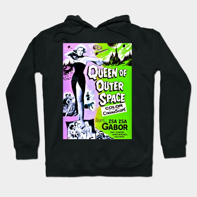 Queen of Outer Space (1958) Hoodie by Scum & Villainy